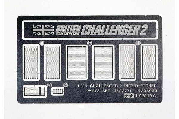 Tamiya 1/35 CHALLENGER II FOTOÆTS in de groep SPORT, VRIJE TIJD & HOBBY / Hobby / Kunststof modellen / Militaire voertuigen (land) bij TP E-commerce Nordic AB (A06354)