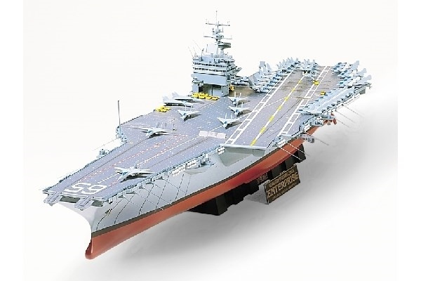 Tamiya 1/350 U S HANGARSKIB ENTERPRISE in de groep SPORT, VRIJE TIJD & HOBBY / Hobby / Kunststof modellen / Schepen bij TP E-commerce Nordic AB (A06364)