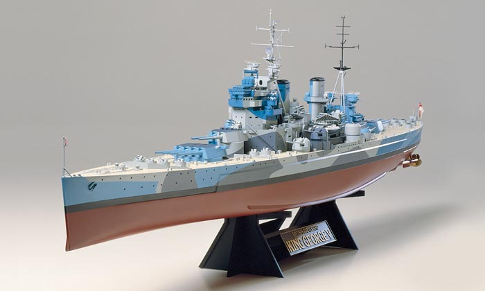 Tamiya 1/350 HMS KING GEORGE V in de groep SPORT, VRIJE TIJD & HOBBY / Hobby / Kunststof modellen / Schepen bij TP E-commerce Nordic AB (A06365)