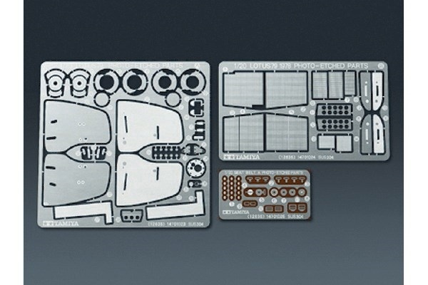 Tamiya 1/20 Lotus 79 1978 PE parts in de groep SPORT, VRIJE TIJD & HOBBY / Hobby / Kunststof modellen / Auto\'s bij TP E-commerce Nordic AB (A06387)