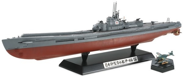 Tamiya 1/350 Japanese Navy Submarine I-400 in de groep SPORT, VRIJE TIJD & HOBBY / Hobby / Kunststof modellen / Schepen bij TP E-commerce Nordic AB (A06430)