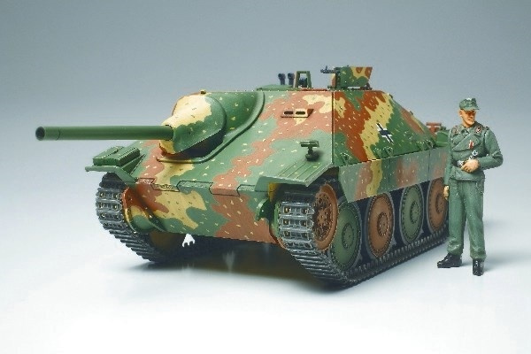 Tamiya 1/35 Hetzer Mid production in de groep SPORT, VRIJE TIJD & HOBBY / Hobby / Kunststof modellen / Militaire voertuigen (land) bij TP E-commerce Nordic AB (A06432)