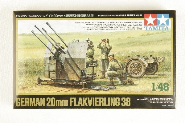 Tamiya 1/48 German 20mm flak 38 in de groep SPORT, VRIJE TIJD & HOBBY / Hobby / Kunststof modellen / Militaire voertuigen (land) bij TP E-commerce Nordic AB (A06437)