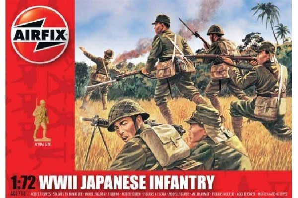 Airfix Japanese Infantry in de groep SPORT, VRIJE TIJD & HOBBY / Hobby / Kunststof modellen / Figuren bij TP E-commerce Nordic AB (A06439)