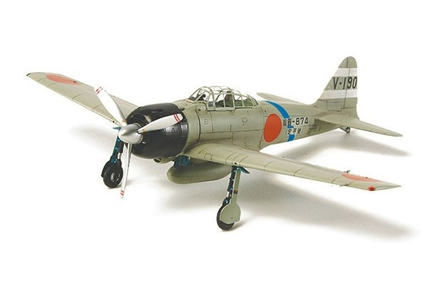 Tamiya 1/72 A6M3 Zero Model 32 (Hamp) in de groep SPORT, VRIJE TIJD & HOBBY / Hobby / Kunststof modellen / Vliegtuigen/helikopters bij TP E-commerce Nordic AB (A06512)