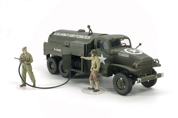 Tamiya 1/48 US 2.5t 6x6 Fuel Truck in de groep SPORT, VRIJE TIJD & HOBBY / Hobby / Kunststof modellen / Militaire voertuigen (land) bij TP E-commerce Nordic AB (A06530)