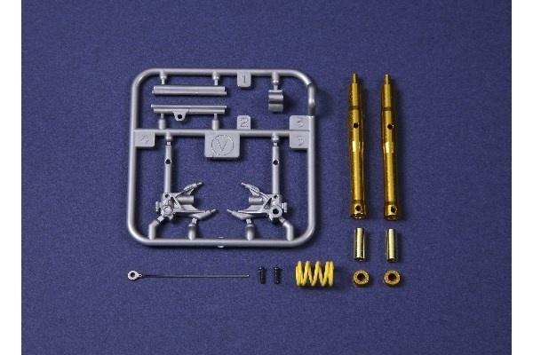 Tamiya 1/12 Yamaha YZR-M1\'05 Front Fork in de groep SPORT, VRIJE TIJD & HOBBY / Hobby / Kunststof modellen / Motorfietsen bij TP E-commerce Nordic AB (A06612)