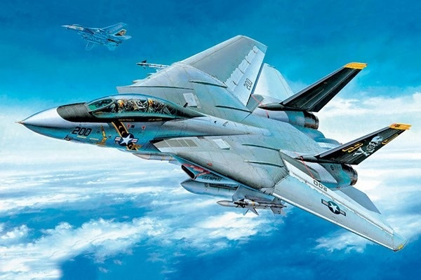 Tamiya 1/48 Grumman F-14A Tomcat in de groep SPORT, VRIJE TIJD & HOBBY / Hobby / Kunststof modellen / Vliegtuigen/helikopters bij TP E-commerce Nordic AB (A06618)