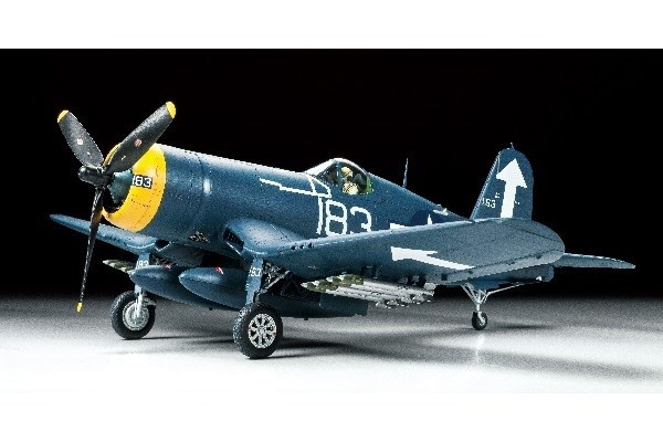 Tamiya 1/32 F4U-1D Corsair in de groep SPORT, VRIJE TIJD & HOBBY / Hobby / Kunststof modellen / Vliegtuigen/helikopters bij TP E-commerce Nordic AB (A06652)