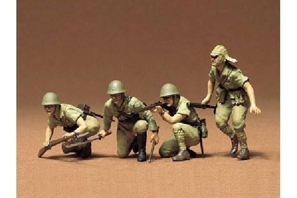 Tamiya 1/35 Japanese Army Infantry in de groep SPORT, VRIJE TIJD & HOBBY / Hobby / Kunststof modellen / Figuren bij TP E-commerce Nordic AB (A06662)
