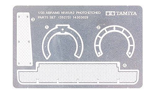 Tamiya 1/35 M1A1/A2 Photo-Etched Parts in de groep SPORT, VRIJE TIJD & HOBBY / Hobby / Kunststof modellen / Militaire voertuigen (land) bij TP E-commerce Nordic AB (A06678)