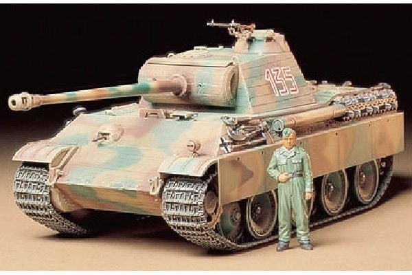 Tamiya 1/35 Panther Type G Early Version in de groep SPORT, VRIJE TIJD & HOBBY / Hobby / Kunststof modellen / Militaire voertuigen (land) bij TP E-commerce Nordic AB (A06683)