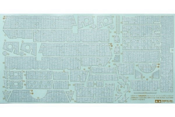 Tamiya 1/35 Elefant Zim Sheet in de groep SPORT, VRIJE TIJD & HOBBY / Hobby / Kunststof modellen / Militaire voertuigen (land) bij TP E-commerce Nordic AB (A06722)