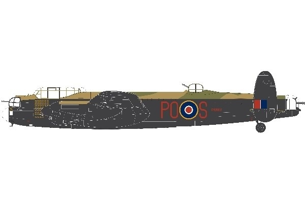 Airfix Avro Lancaster B.I/B.III 1:72 in de groep SPORT, VRIJE TIJD & HOBBY / Hobby / Kunststof modellen / Vliegtuigen/helikopters bij TP E-commerce Nordic AB (A06789)