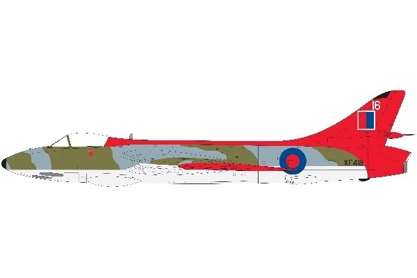 Airfix Hawker Hunter F6 1/48 in de groep SPORT, VRIJE TIJD & HOBBY / Hobby / Kunststof modellen / Vliegtuigen/helikopters bij TP E-commerce Nordic AB (A06791)