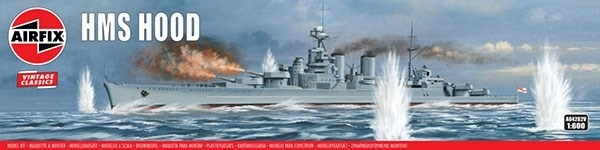 Airfix HMS Hood in de groep SPORT, VRIJE TIJD & HOBBY / Hobby / Kunststof modellen / Schepen bij TP E-commerce Nordic AB (A06812)