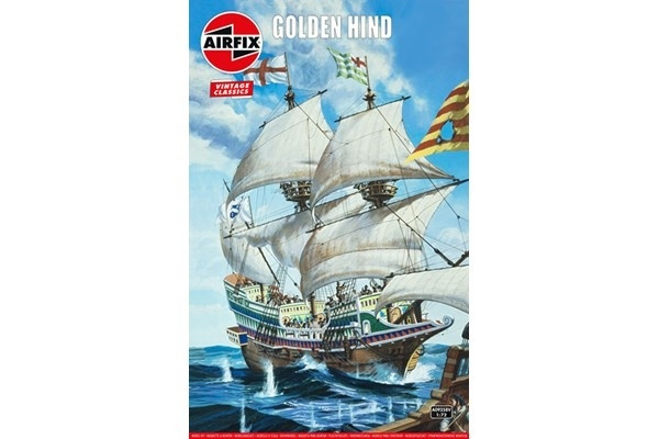 Airfix Golden Hind 1:172 in de groep SPORT, VRIJE TIJD & HOBBY / Hobby / Kunststof modellen / Schepen bij TP E-commerce Nordic AB (A06818)