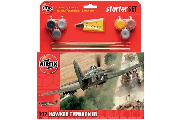 Airfix Hawker Typhoon in de groep SPORT, VRIJE TIJD & HOBBY / Hobby / Kunststof modellen / Startpakketten/Cadeausets bij TP E-commerce Nordic AB (A06837)