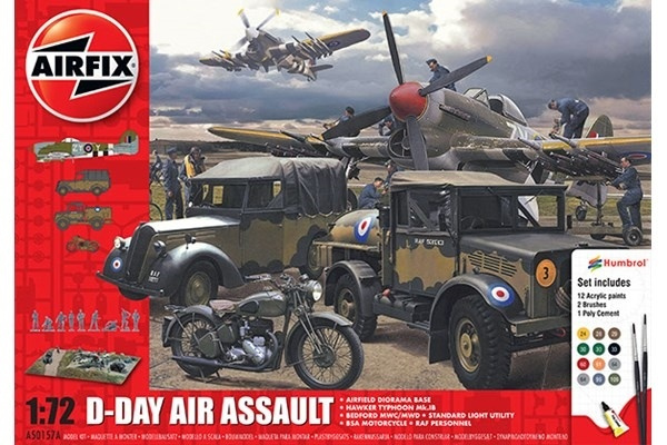 Airfix Air Assault Gift Set 1:76 in de groep SPORT, VRIJE TIJD & HOBBY / Hobby / Kunststof modellen / Startpakketten/Cadeausets bij TP E-commerce Nordic AB (A06872)