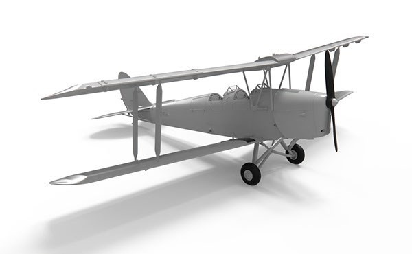 Airfix De Havilland DH82aTiger Moth - New Tool in de groep SPORT, VRIJE TIJD & HOBBY / Hobby / Kunststof modellen / Vliegtuigen/helikopters bij TP E-commerce Nordic AB (A06884)