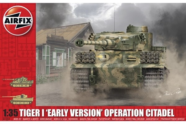 Airfix Tiger-1 \'Early Version - Operation Citadel in de groep SPORT, VRIJE TIJD & HOBBY / Hobby / Kunststof modellen / Militaire voertuigen (land) bij TP E-commerce Nordic AB (A06907)