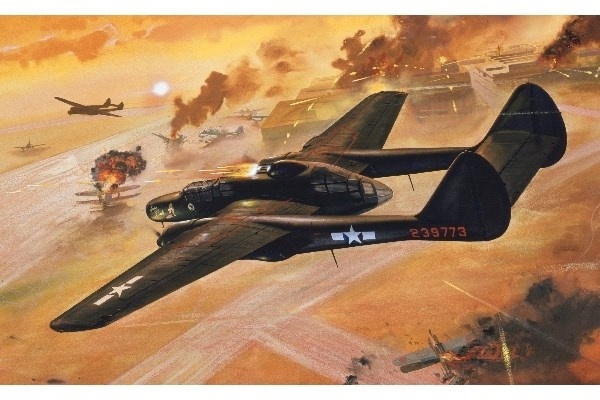 Airfix 1:76 Northrop P-61 Black Widow in de groep SPORT, VRIJE TIJD & HOBBY / Hobby / Kunststof modellen / Vliegtuigen/helikopters bij TP E-commerce Nordic AB (A07005)