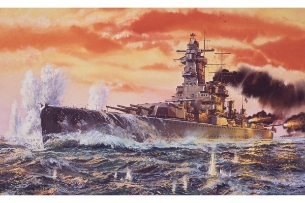 Airfix 1:600 Admiral Graf Spee in de groep SPORT, VRIJE TIJD & HOBBY / Hobby / Kunststof modellen / Schepen bij TP E-commerce Nordic AB (A07012)