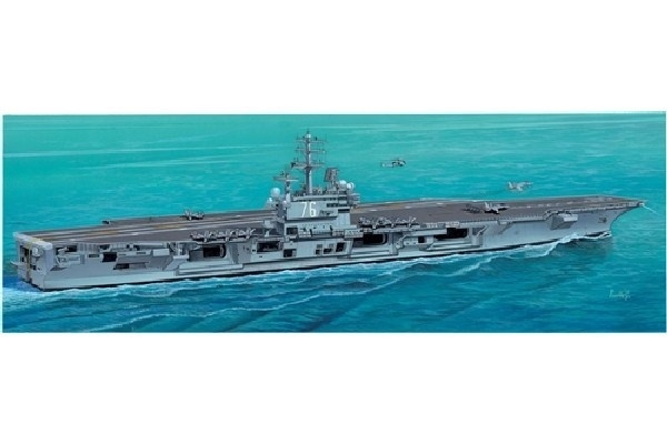 Italeri 1:720 U.S.S. RONALD REAGAN CV-76 in de groep SPORT, VRIJE TIJD & HOBBY / Hobby / Kunststof modellen / Schepen bij TP E-commerce Nordic AB (A07032)