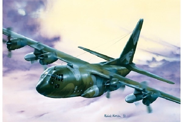 Italeri 1:72 C-130 E/H HERCULES in de groep SPORT, VRIJE TIJD & HOBBY / Hobby / Kunststof modellen / Vliegtuigen/helikopters bij TP E-commerce Nordic AB (A07036)