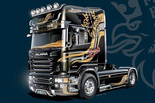 Italeri 1:24 SCANIA R730 V8 TOPLINE \' IMPERIAL in de groep SPORT, VRIJE TIJD & HOBBY / Hobby / Kunststof modellen / Auto\'s bij TP E-commerce Nordic AB (A07070)