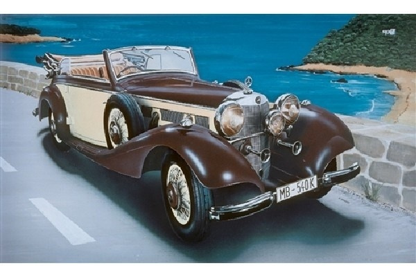 Italeri 1:24 MERCEDES BENZ 540K in de groep SPORT, VRIJE TIJD & HOBBY / Hobby / Kunststof modellen / Auto\'s bij TP E-commerce Nordic AB (A07087)