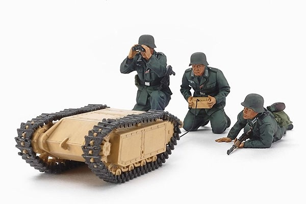 Tamiya 1/35 German Assault Pioneer Team & Goliath Set in de groep SPORT, VRIJE TIJD & HOBBY / Hobby / Kunststof modellen / Militaire voertuigen (land) bij TP E-commerce Nordic AB (A07349)