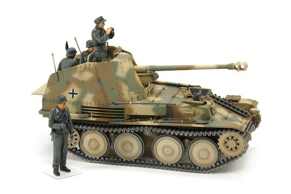 Tamiya 1:35 German Tank Destroyer Marder III M \'Normandy in de groep SPORT, VRIJE TIJD & HOBBY / Hobby / Kunststof modellen / Militaire voertuigen (land) bij TP E-commerce Nordic AB (A07372)