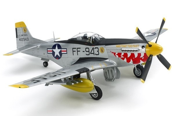 Tamiya 1:32 North American F-51D Mustang Korean War in de groep SPORT, VRIJE TIJD & HOBBY / Hobby / Kunststof modellen / Vliegtuigen/helikopters bij TP E-commerce Nordic AB (A07396)