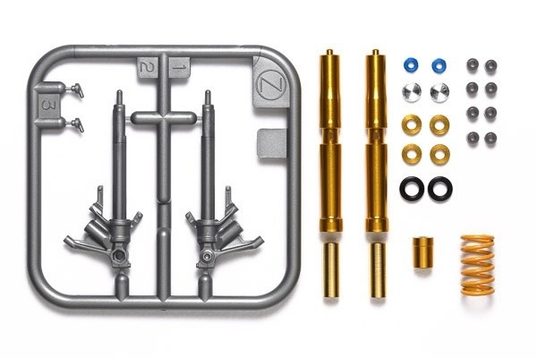 Tamiya 1:12 Scale Honda CBR1000RR-R Front Fork Set in de groep SPORT, VRIJE TIJD & HOBBY / Hobby / Kunststof modellen / Motorfietsen bij TP E-commerce Nordic AB (A07404)