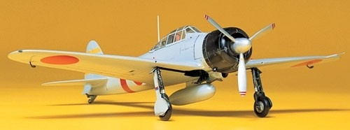 Tamiya 1/48 A6M2 Type 21 Zero Fighter in de groep SPORT, VRIJE TIJD & HOBBY / Hobby / Kunststof modellen / Vliegtuigen/helikopters bij TP E-commerce Nordic AB (A07425)