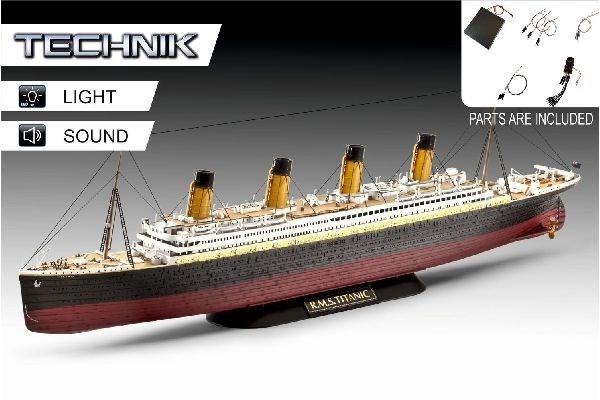 Revell 1:400 RMS Titanic in de groep SPORT, VRIJE TIJD & HOBBY / Hobby / Kunststof modellen / Schepen bij TP E-commerce Nordic AB (A07435)
