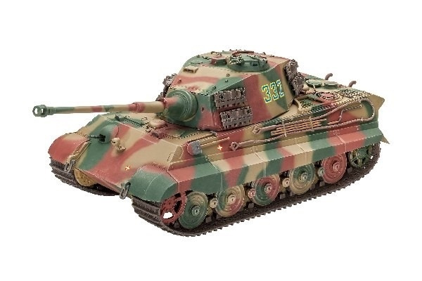 Revell TigerII Ausf,B (Henschel Turret) in de groep SPORT, VRIJE TIJD & HOBBY / Hobby / Kunststof modellen / Militaire voertuigen (land) bij TP E-commerce Nordic AB (A07507)