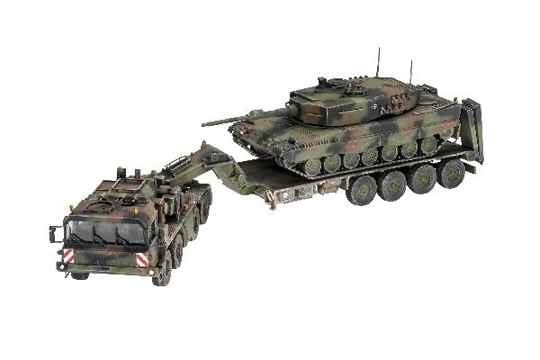 Revell 1:72 SLT 50-3 \'Elefant\' + Leopard 2A4 in de groep SPORT, VRIJE TIJD & HOBBY / Hobby / Kunststof modellen / Militaire voertuigen (land) bij TP E-commerce Nordic AB (A07553)