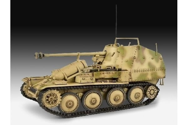 Revell 1:72 Sd. Kfz. 138 Marder III Ausf. M in de groep SPORT, VRIJE TIJD & HOBBY / Hobby / Kunststof modellen / Militaire voertuigen (land) bij TP E-commerce Nordic AB (A07556)