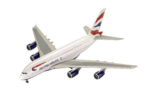 Revell A380-800 British Airways in de groep SPORT, VRIJE TIJD & HOBBY / Hobby / Kunststof modellen / Vliegtuigen/helikopters bij TP E-commerce Nordic AB (A07650)