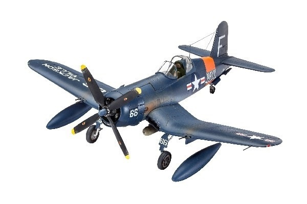 Revell F4U-4 Corsair in de groep SPORT, VRIJE TIJD & HOBBY / Hobby / Kunststof modellen / Vliegtuigen/helikopters bij TP E-commerce Nordic AB (A07667)