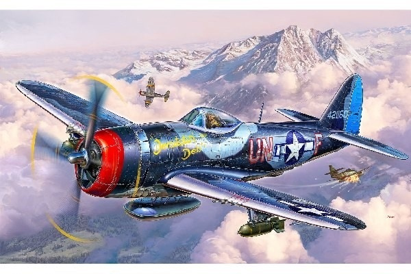 Revell P-47M Thunderbolt in de groep SPORT, VRIJE TIJD & HOBBY / Hobby / Kunststof modellen / Vliegtuigen/helikopters bij TP E-commerce Nordic AB (A07677)