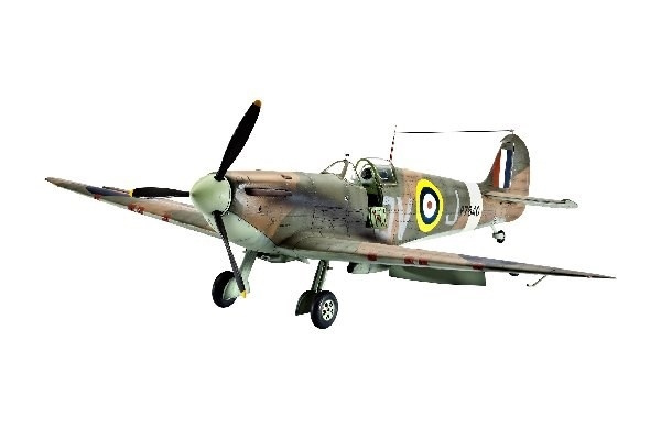 Revell Supermarine SPITFIRE Mk,IIa in de groep SPORT, VRIJE TIJD & HOBBY / Hobby / Kunststof modellen / Vliegtuigen/helikopters bij TP E-commerce Nordic AB (A07678)