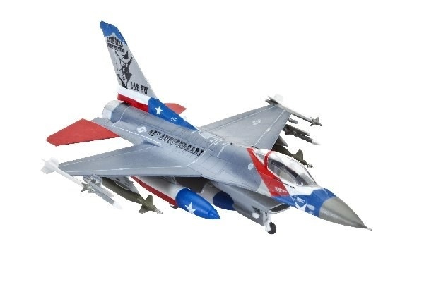 Revell F-16C Fighting Falcon in de groep SPORT, VRIJE TIJD & HOBBY / Hobby / Kunststof modellen / Vliegtuigen/helikopters bij TP E-commerce Nordic AB (A07679)