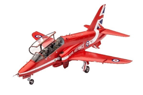 Revell BAe HAWK T,1 RED ARROWS in de groep SPORT, VRIJE TIJD & HOBBY / Hobby / Kunststof modellen / Vliegtuigen/helikopters bij TP E-commerce Nordic AB (A07726)