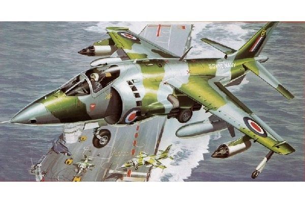 Revell Hawker Harrier GR Mk,1 in de groep SPORT, VRIJE TIJD & HOBBY / Hobby / Kunststof modellen / Startpakketten/Cadeausets bij TP E-commerce Nordic AB (A07819)