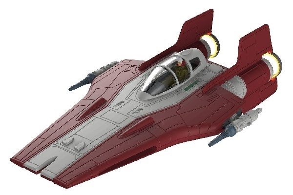 Revell 1:44 Resistance A-wing Fighter, red in de groep SPORT, VRIJE TIJD & HOBBY / Hobby / Kunststof modellen / Badaccessoires bij TP E-commerce Nordic AB (A07858)