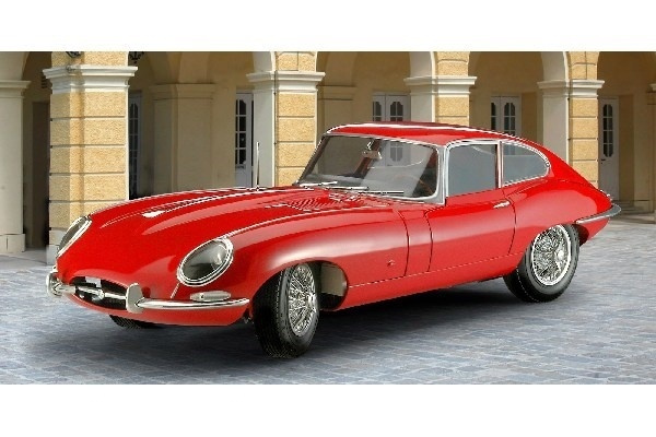 Revell 1:24 Jaguar E-Type (Coupé) in de groep SPORT, VRIJE TIJD & HOBBY / Hobby / Kunststof modellen / Auto\'s bij TP E-commerce Nordic AB (A07926)