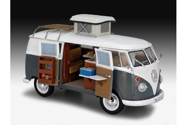 Revell 1:24 VW T1 Camper in de groep SPORT, VRIJE TIJD & HOBBY / Hobby / Kunststof modellen / Auto\'s bij TP E-commerce Nordic AB (A07931)